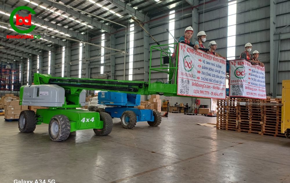 Quét mạng nhện nhà xưởng Bình Dương