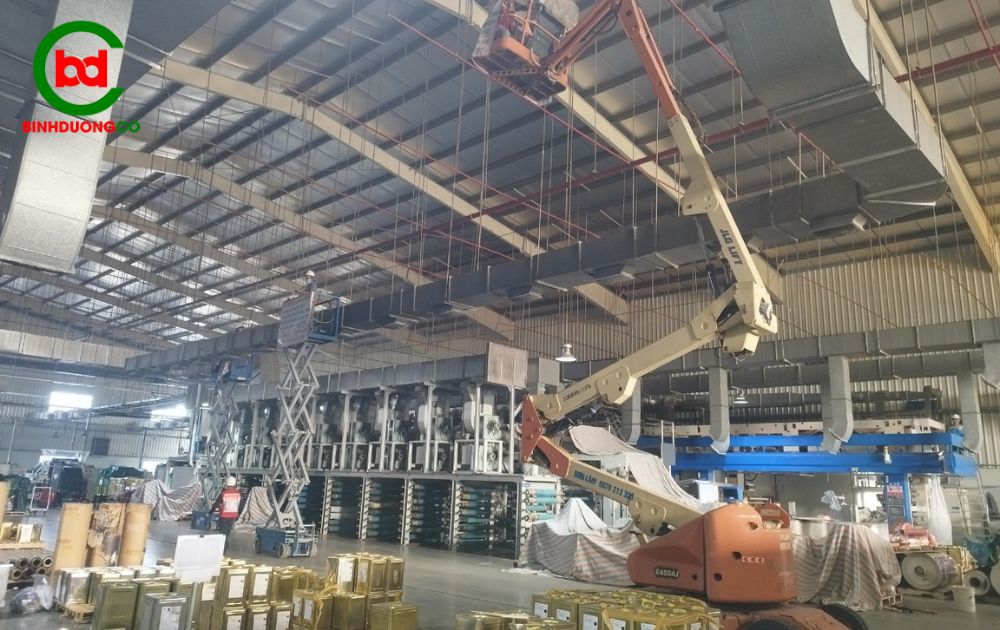 Quét mạng nhện nhà xưởng Bình Dương