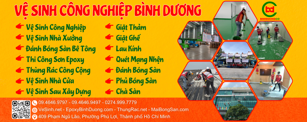 Vệ sinh công nghiệp Bình Dương